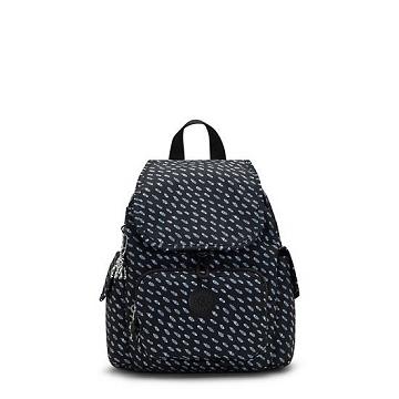 Kipling City Pack Mini Classic Printed Hátizsák Kék | HU 1482BE